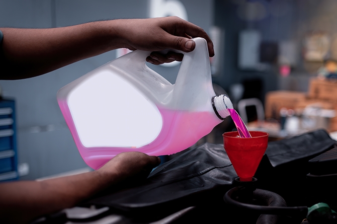 Troca de Fluído de Arrefecimento