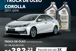 Super Troca de Óleo Corolla 2017 - 2019