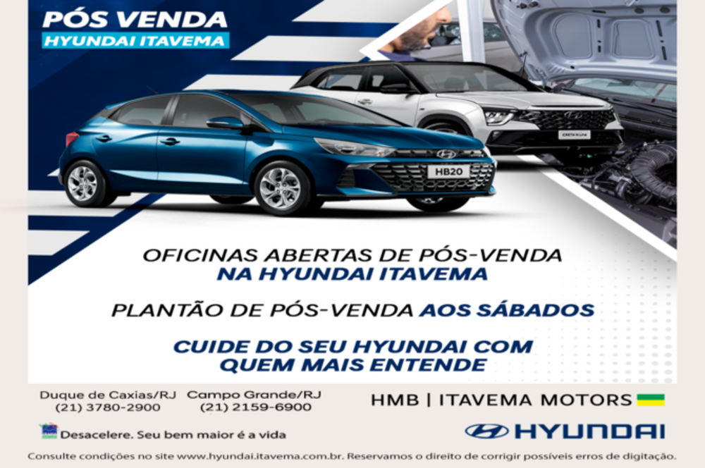Oficinas Abertas de Pós-Venda na Hyundai Itav