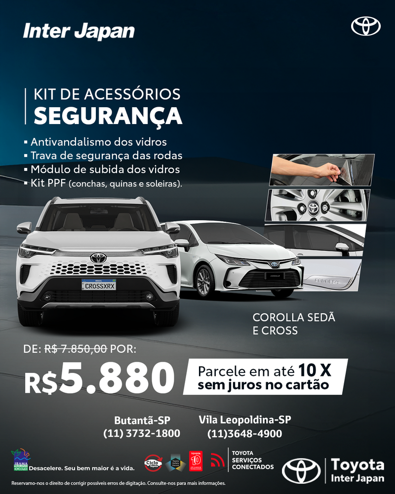 Kit de Acessórios Segurança