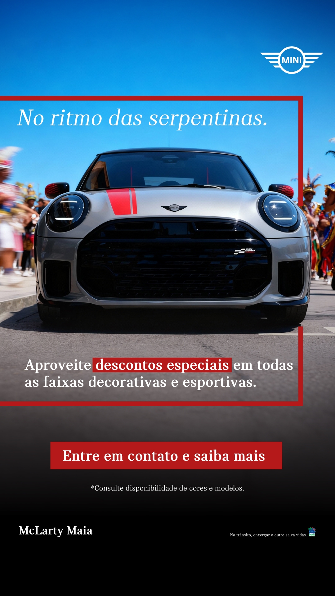 No ritmo das serpentinas