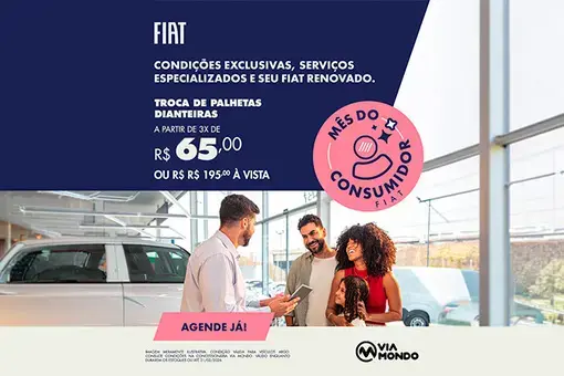 Troca de palhetas dianteiras 