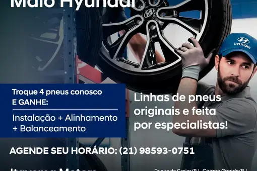Troque 4 pneus conosco e GANHE: