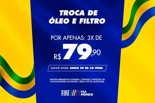 Troca de óleo e filtro 