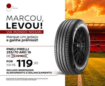 MARCOU, LEVOU! - PNEU 255/70 ARO 16
