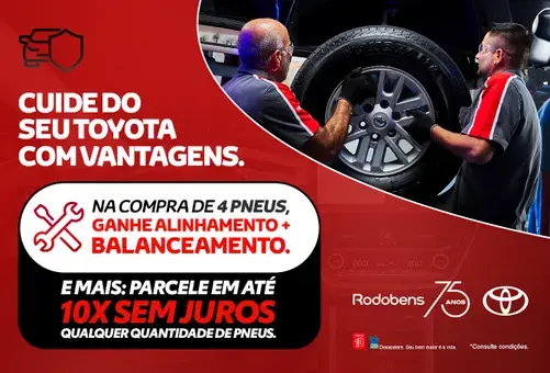 Compre 4 pneus e tenha mais vantagens
