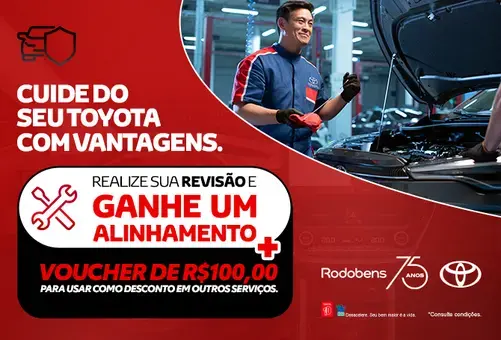 Realize uma revisão e tenha mais vantagens