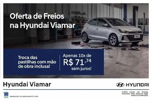 Oferta de Freios na Viamar Hyundai