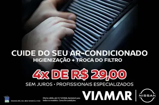 Higienização do ar + Troca do filtro 