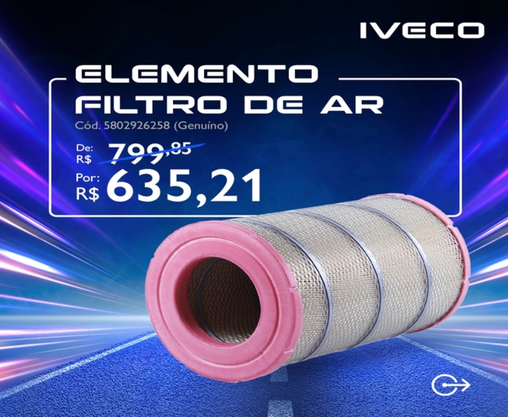 Elemento Filtro de Ar