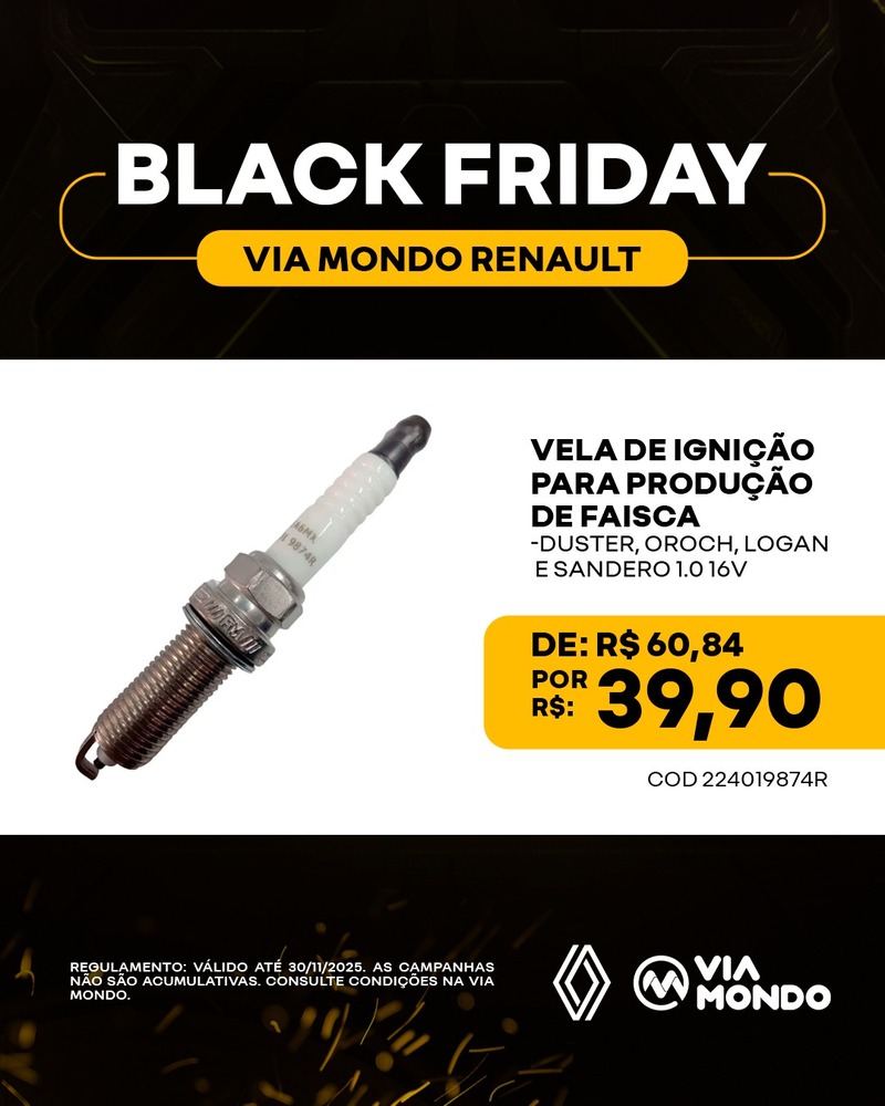 VELA DE IGNIÇÃO PARA PRODUÇÃO DE FAISCA