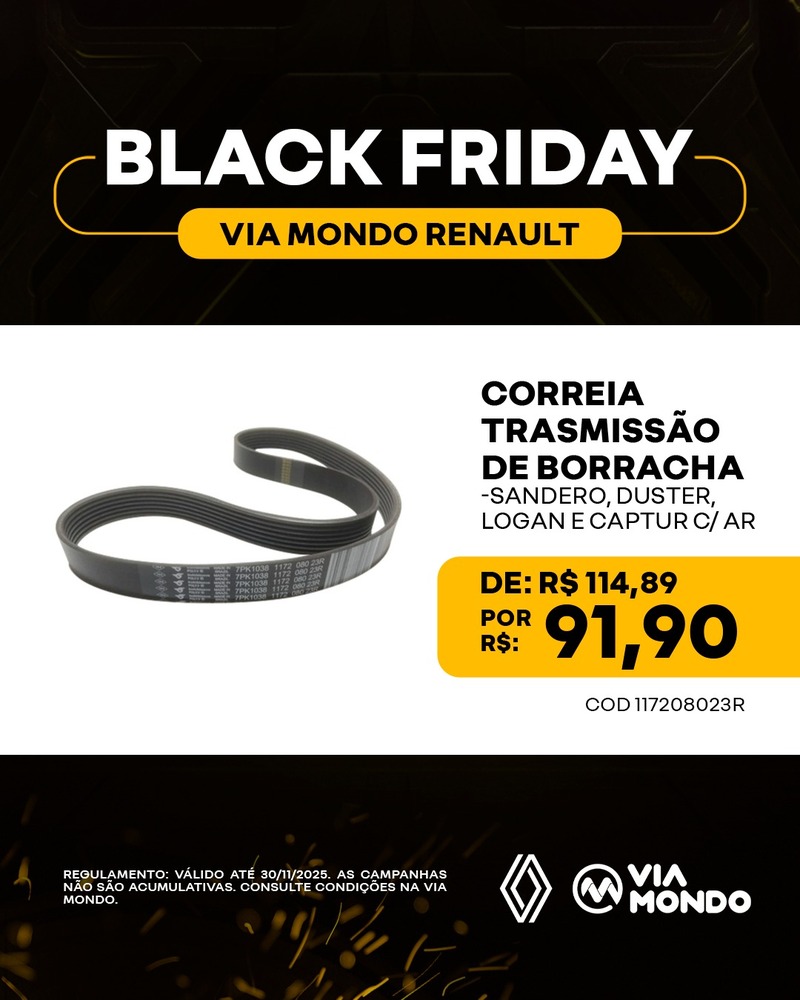 CORREIA TRANSMISSÃO DE BORRACHA