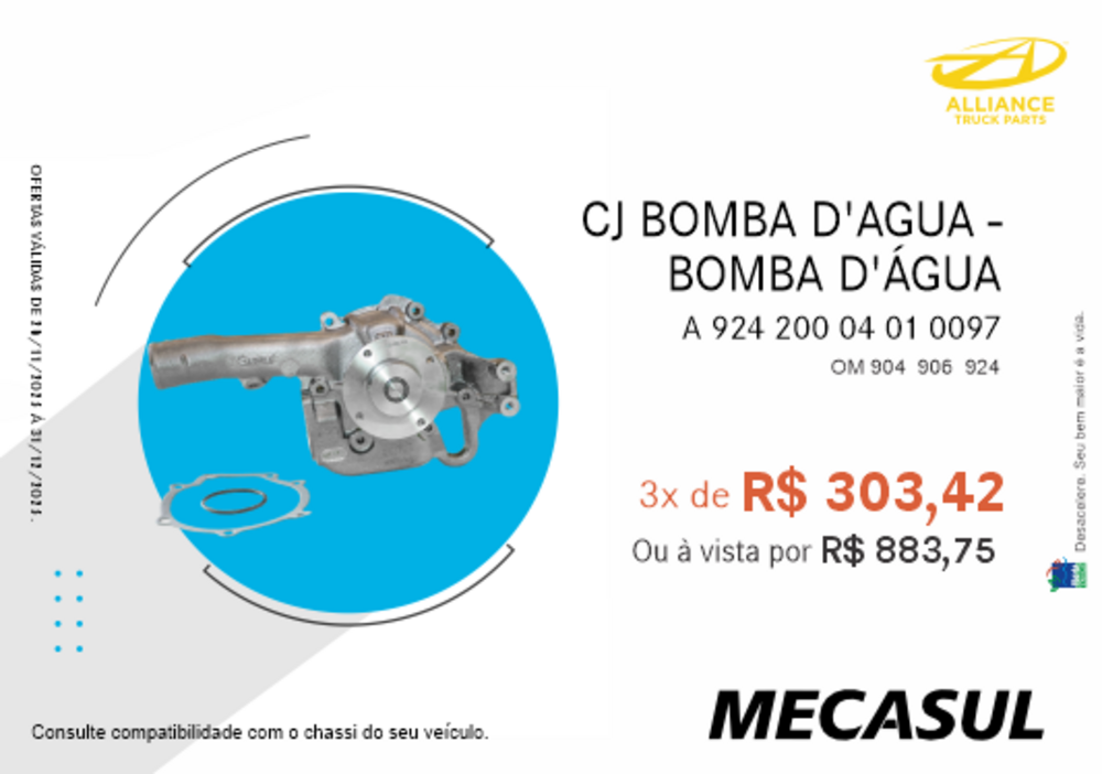 CJ BOMBA DÁGUA - BOMBA DÁGUA