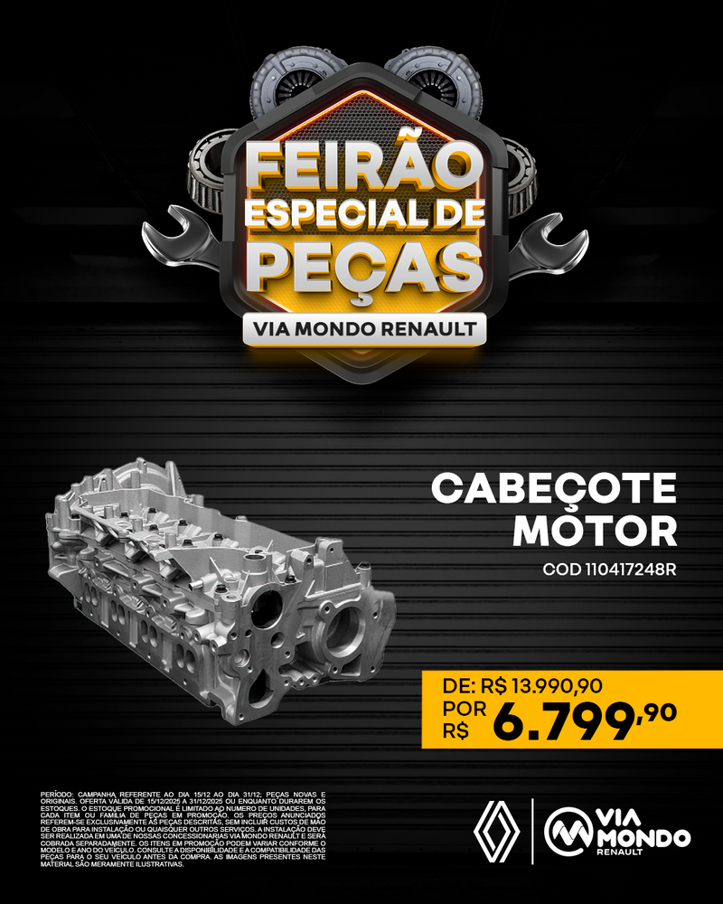 CABEÇOTE MOTOR