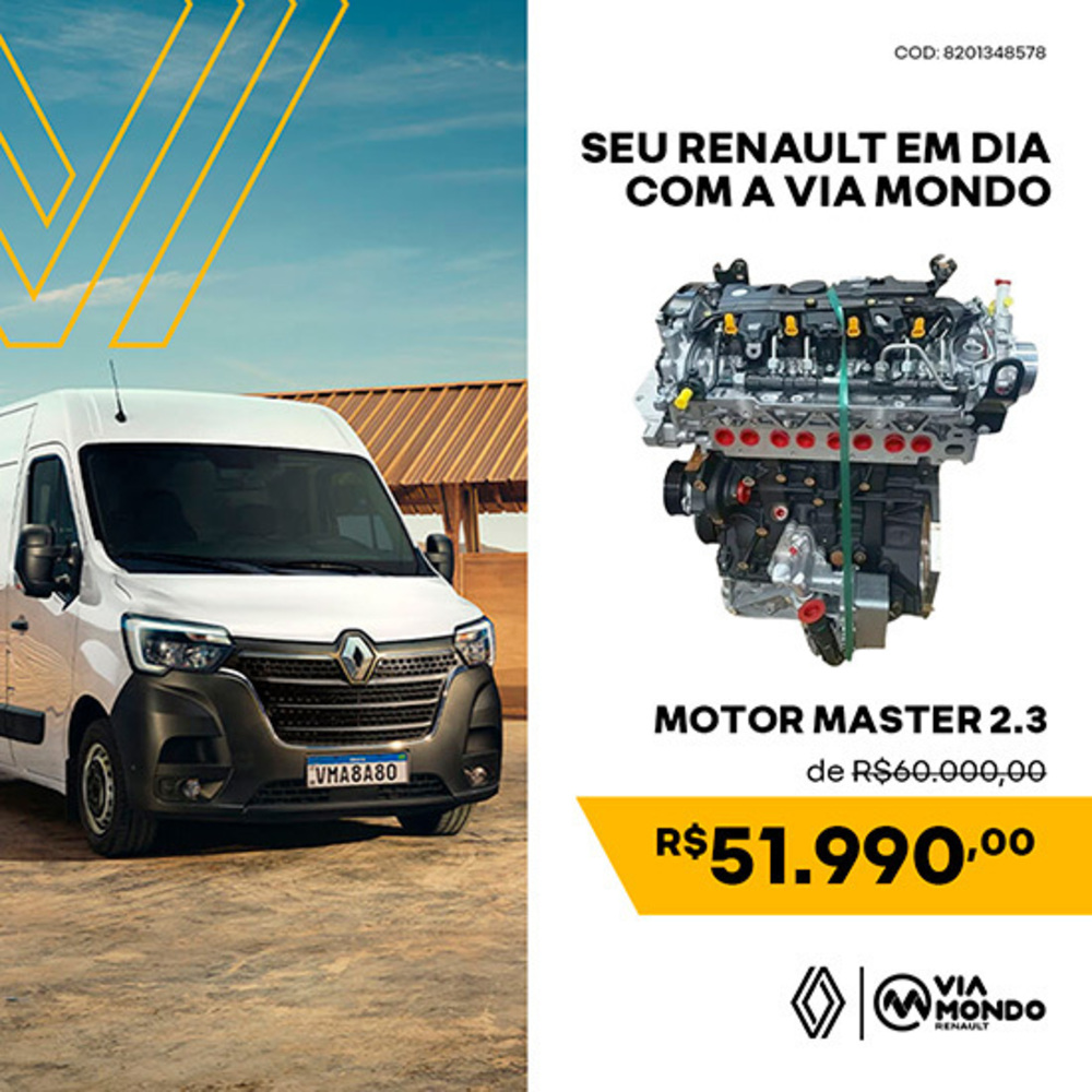 MOTOR RENAULT MASTER 2.3 16v ORIGINAL