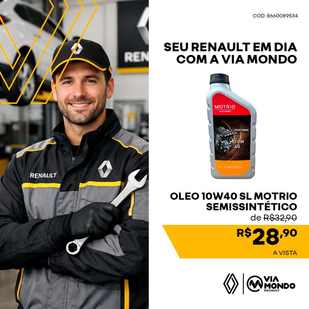 OLEO 10W40 SL MOTRIO SEMISSINTÉTICO ORIGINAL