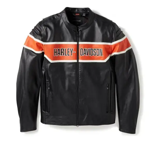 Men's H-D Trenton Leather Riding Jacket
