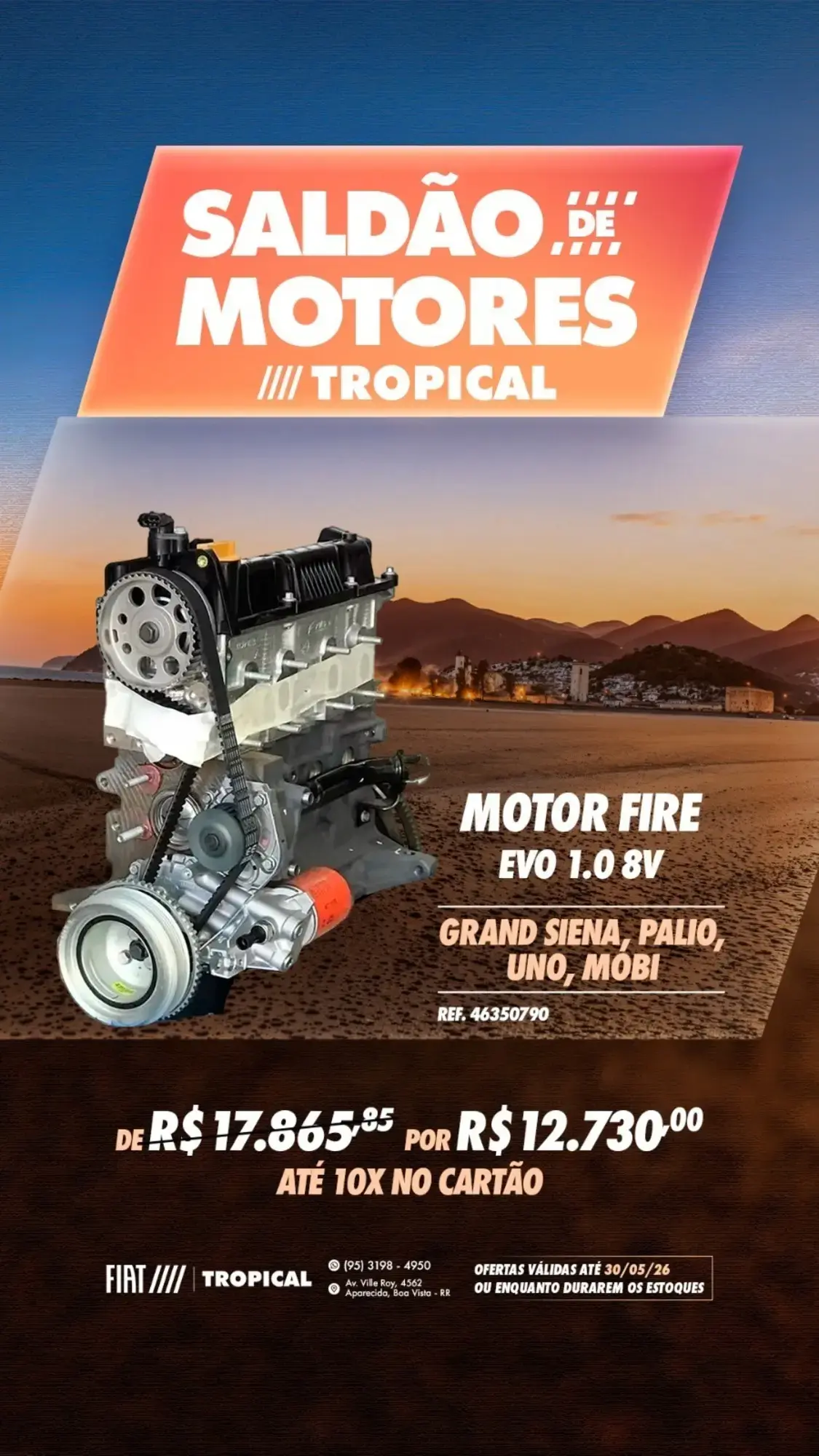 MOTOR FIRE EVO 1.0 8V