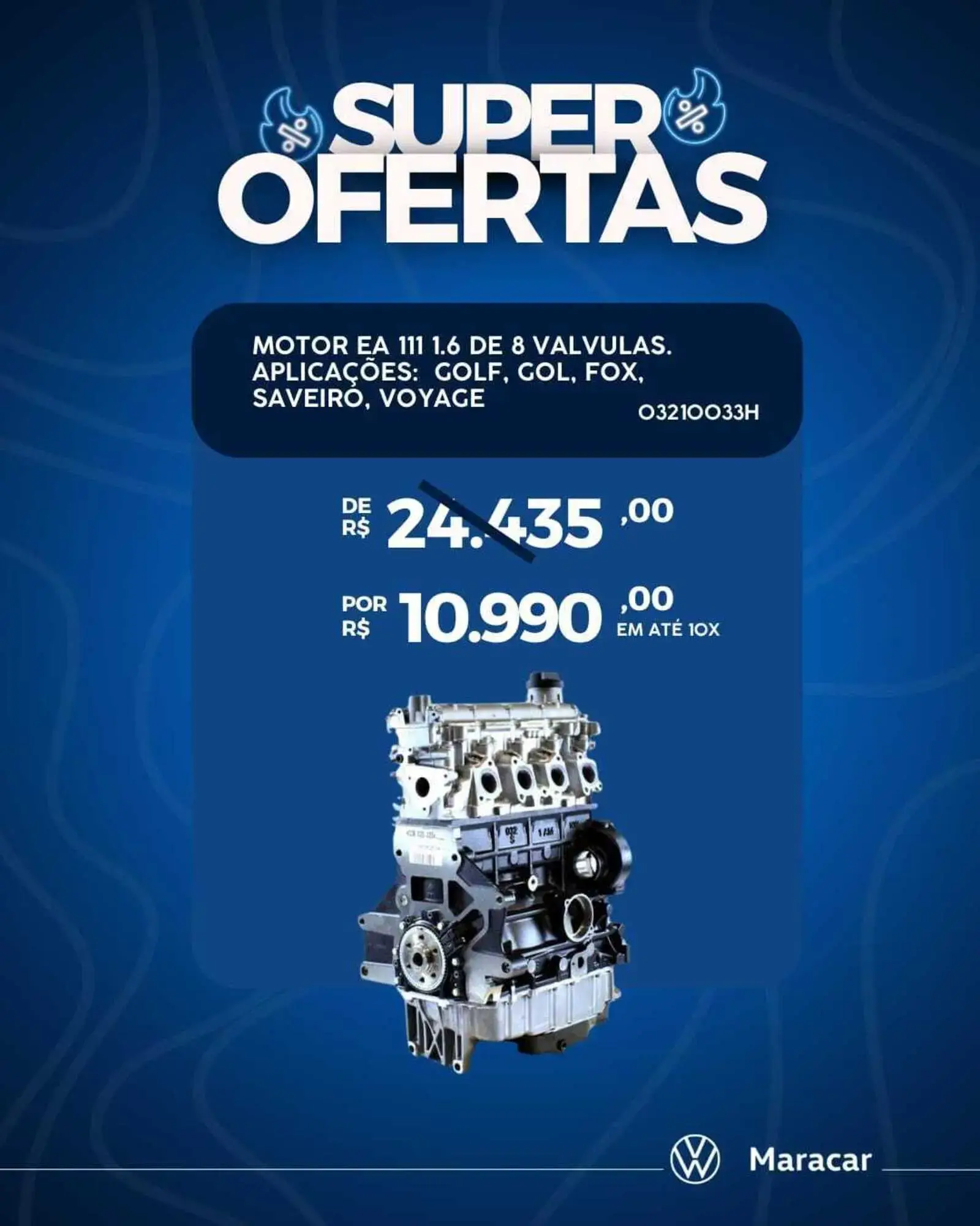 Motor EA 111 1.6 8 Válvulas