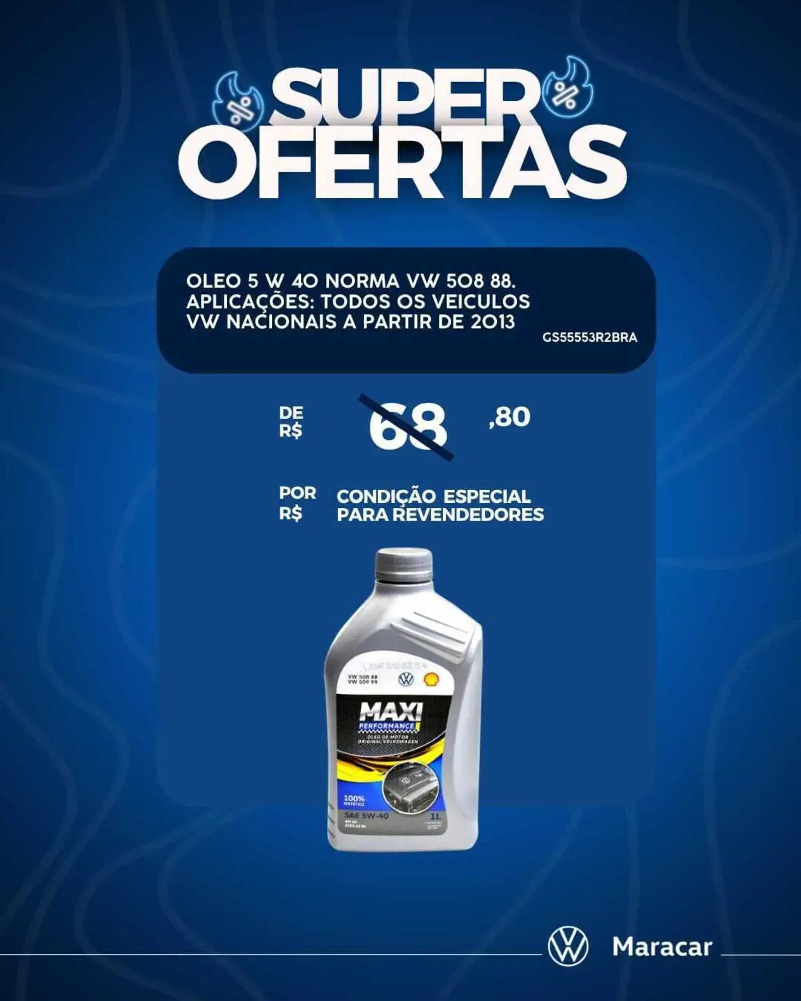 ÓLEO 5W40 NORMA VW 508 88