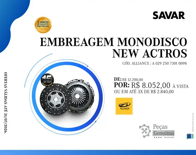 EMBREAGEM MONODISCO