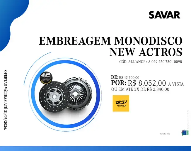 EMBREAGEM MONODISCO