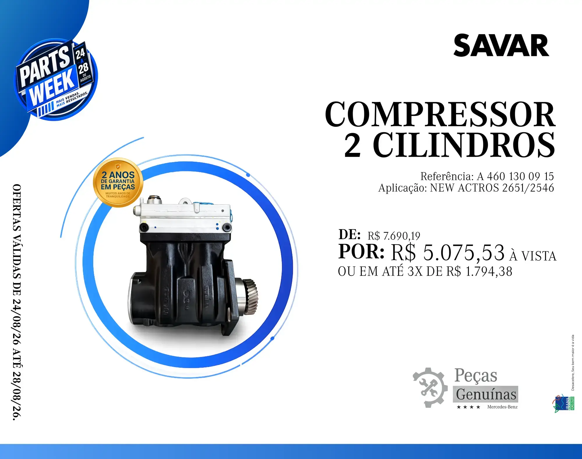 COMPRESSOS 2 COLINDROS - PARTS WEEK
