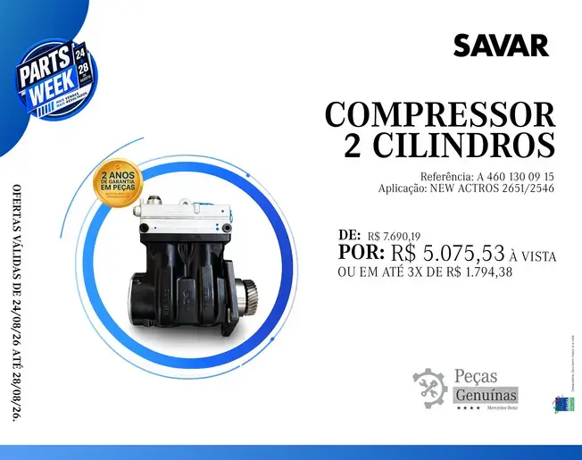 COMPRESSOS 2 COLINDROS - PARTS WEEK