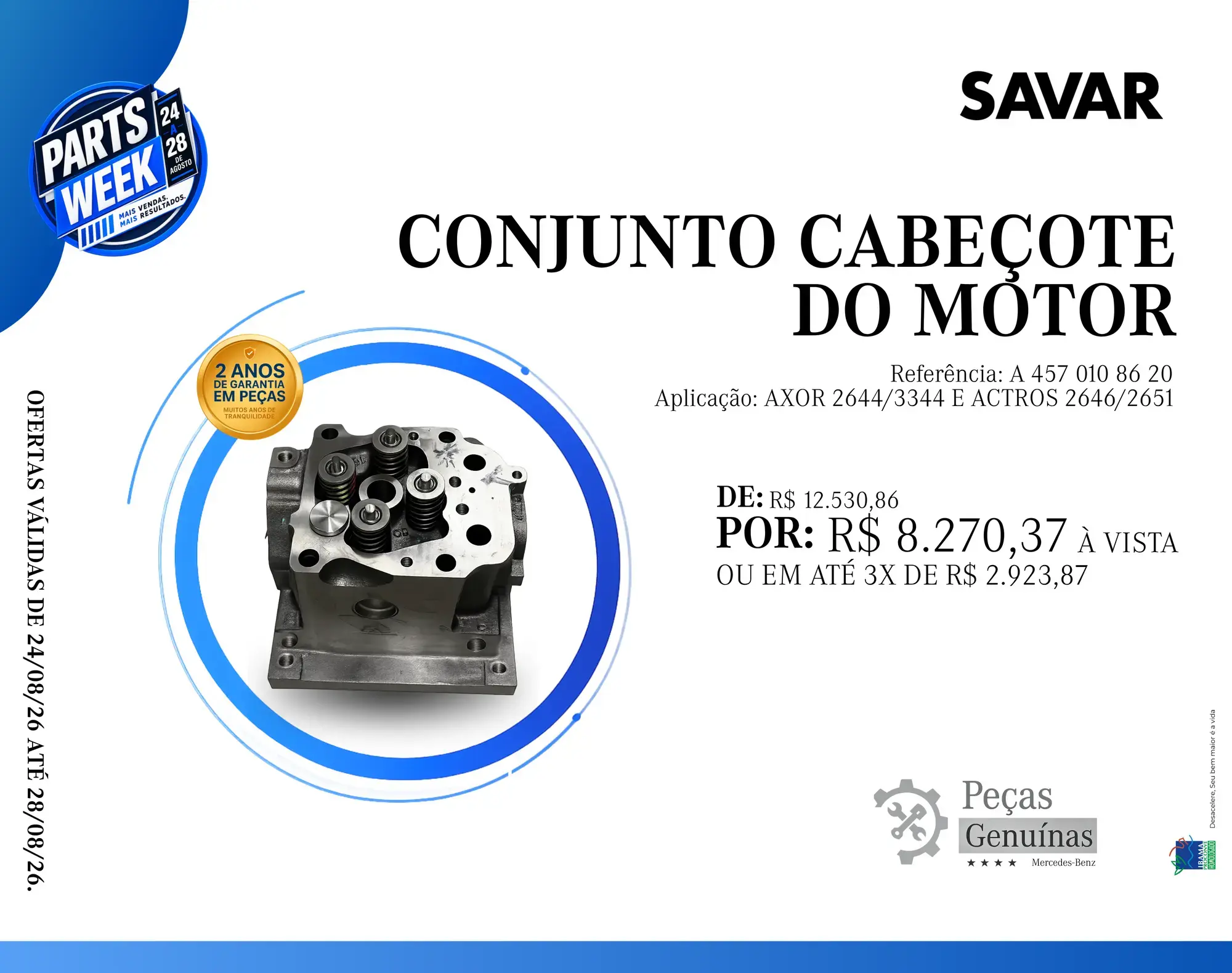 CONJUNTO CABEÇOTE DO MOTOR - PARTS WEEK