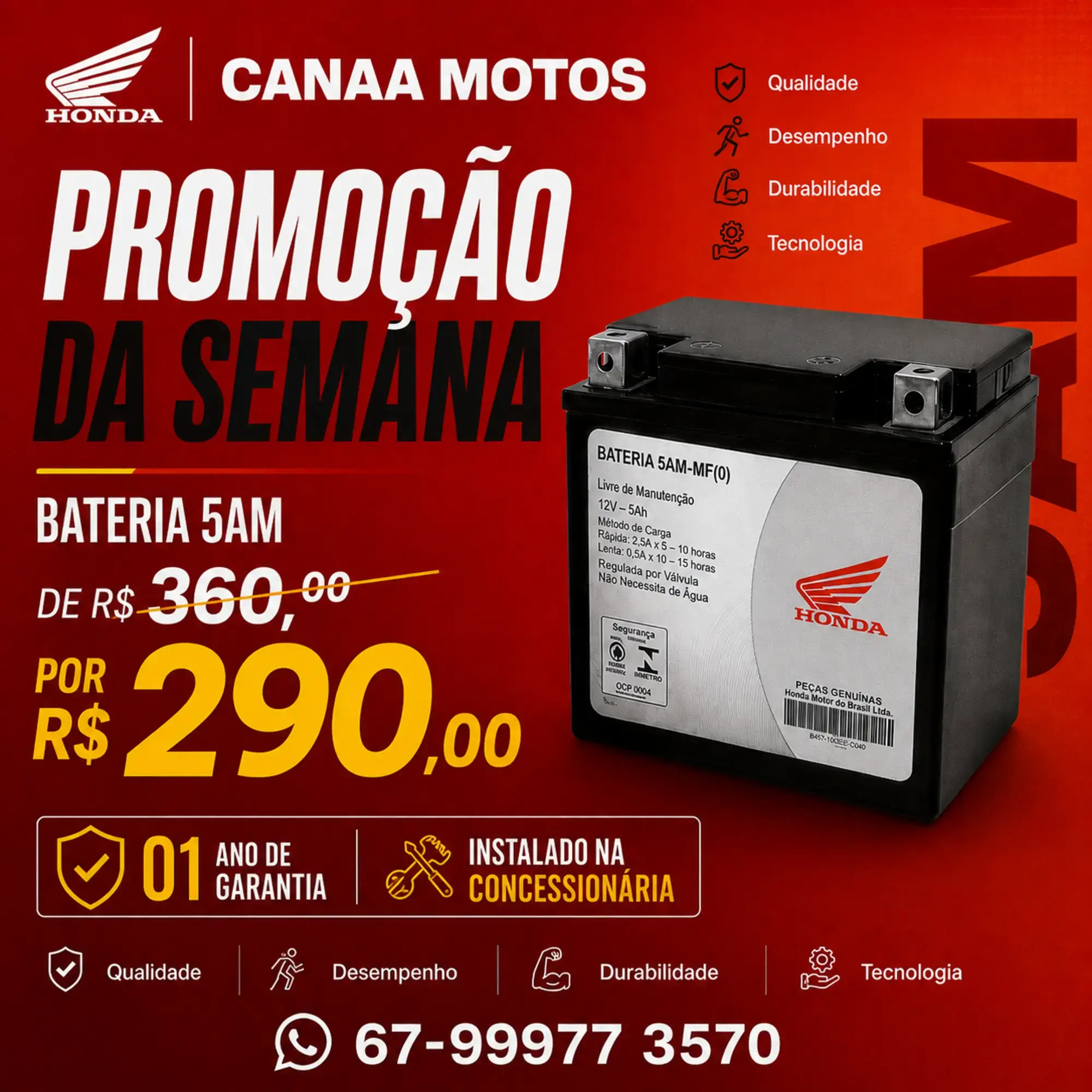 BATERIA 5AH