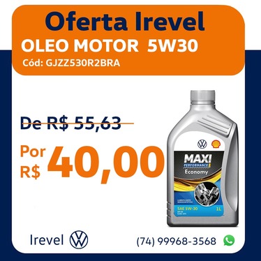 Óleo Maxi Performance Economy 5W30 