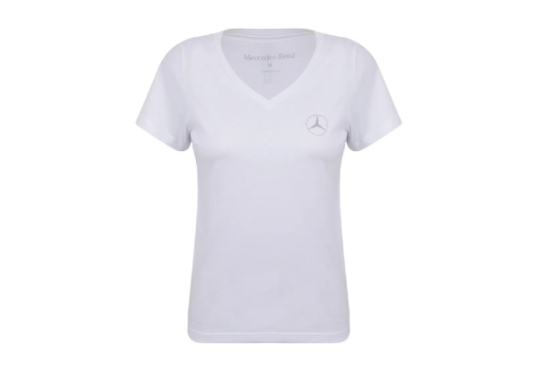 Camiseta Silver Star Feminina Mercedes-Benz Branco
