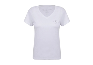 Camiseta Silver Star Feminina Mercedes-Benz Branco