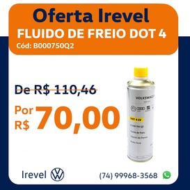 FLUIDO DE FREIO DOT 4 500ML