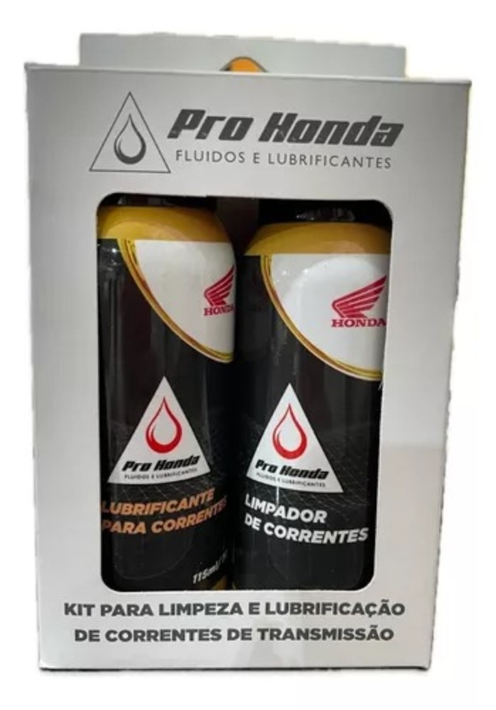 Kit Pro Honda de Limpeza e Lubrificação