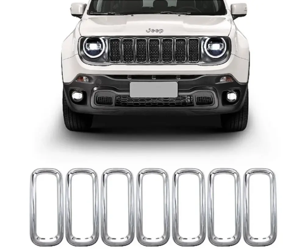Aplique Moldura Friso Cromado Jeep Renegade