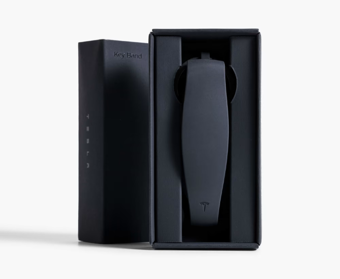 galeria Chaveiro Elástico para Model S