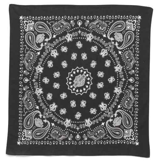 galeria BANDANA AMERICAN HERITAGE BLACK