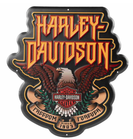 galeria PLACA DECORATIVA EM ALTO RELEVO H-D EAGLE