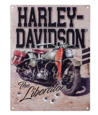 galeria PLACA DECORATIVA EM ALTO RELEVO H-D LIBERATOR MOTORCYCLE
