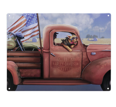 galeria PLACA DECORATIVA EM ALTO RELEVO H-D JOYRIDE DOG