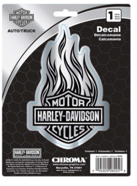 galeria ADESIVO H-D CROMADO H-D FLAMES