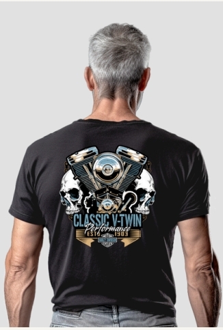 galeria CAMISETA MASCULINA NACIONAL HEAVY 2.0 CLASSIC V-TWIN