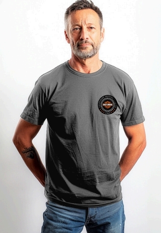 galeria CAMISETA MASCULINA NACIONAL HEAVY 2.0 CLASSIC LIGHTNING BADGE