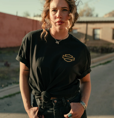 galeria CAMISETA UNISSEX H-D "LET'S F**KING RIDE" WINGED SKULL 