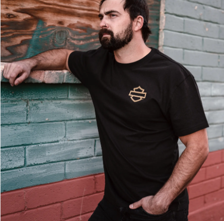 galeria CAMISETA UNISSEX H-D "LET'S F**KING RIDE" WINGED SKULL 