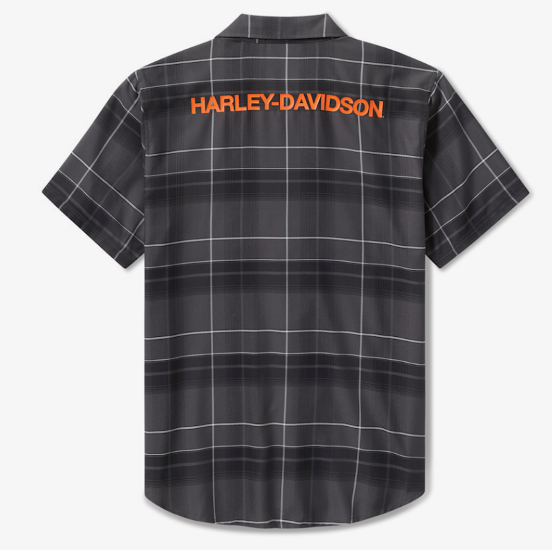 galeria CAMISA MASCULINA H-D TECH COOLMAX ASPHALT & HARLEY BLACK