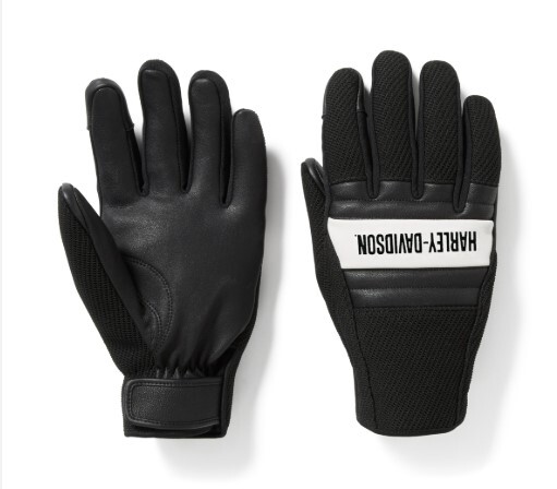 galeria LUVA DE NYLON/COURO MASCULINA H-D DYNA