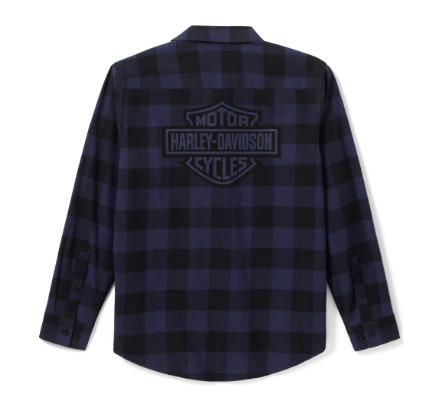 galeria CAMISA MASCULINA BUFFALO CHECK B&S INDIGO/BLACK