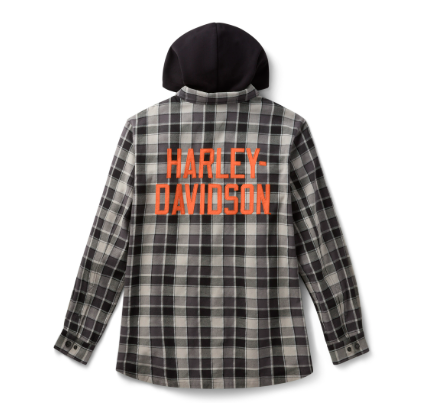 galeria CAMISA MASCULINA XADREZ COM CAPUZ H-D